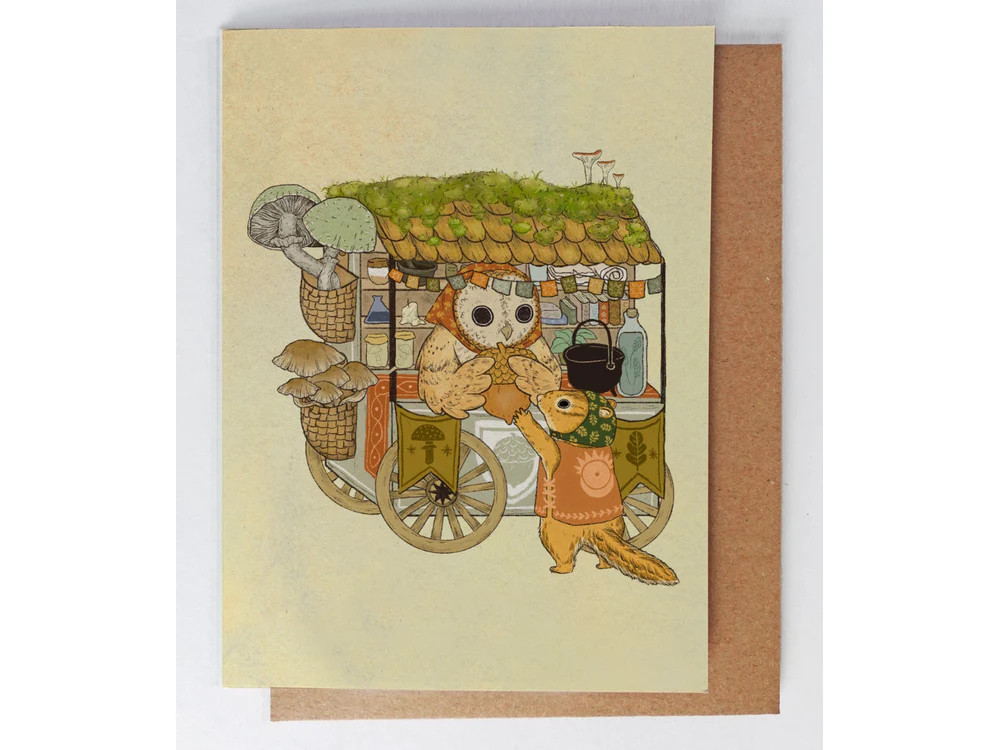 Marika Paz Illustration - Greeting Card - Acorn Market