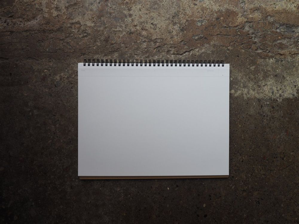 Maruman Mnemosyne Spiral Bound Notebook A4 - Plain - Image 3