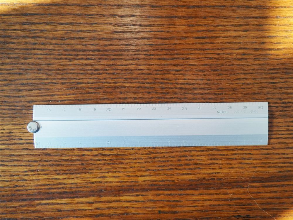 Midori Aluminum Folding Multi-Ruler - Silver - Image 3