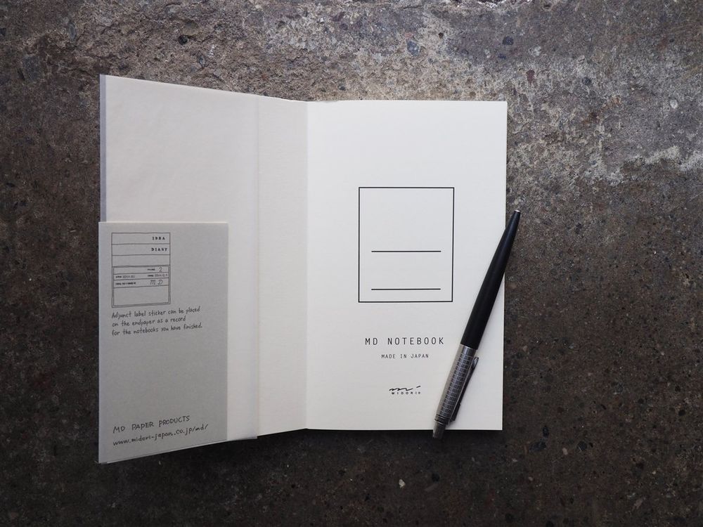Midori MD Notebook Slim B6 - Blank - Image 4
