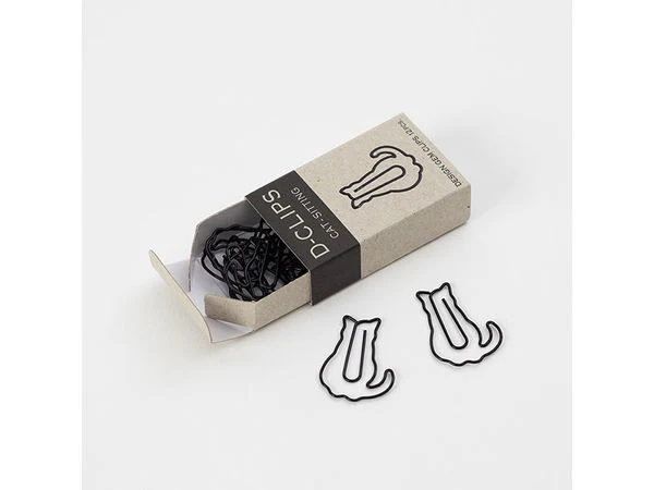 Midori Mini D-Clips - Sitting Cat