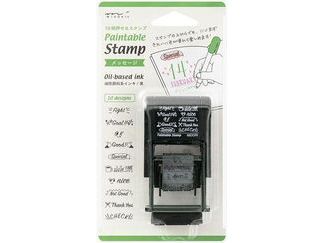 Midori Paintable Stamp - English Messages