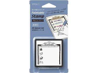 Midori Paintable Stamp - Single Design - To Do List