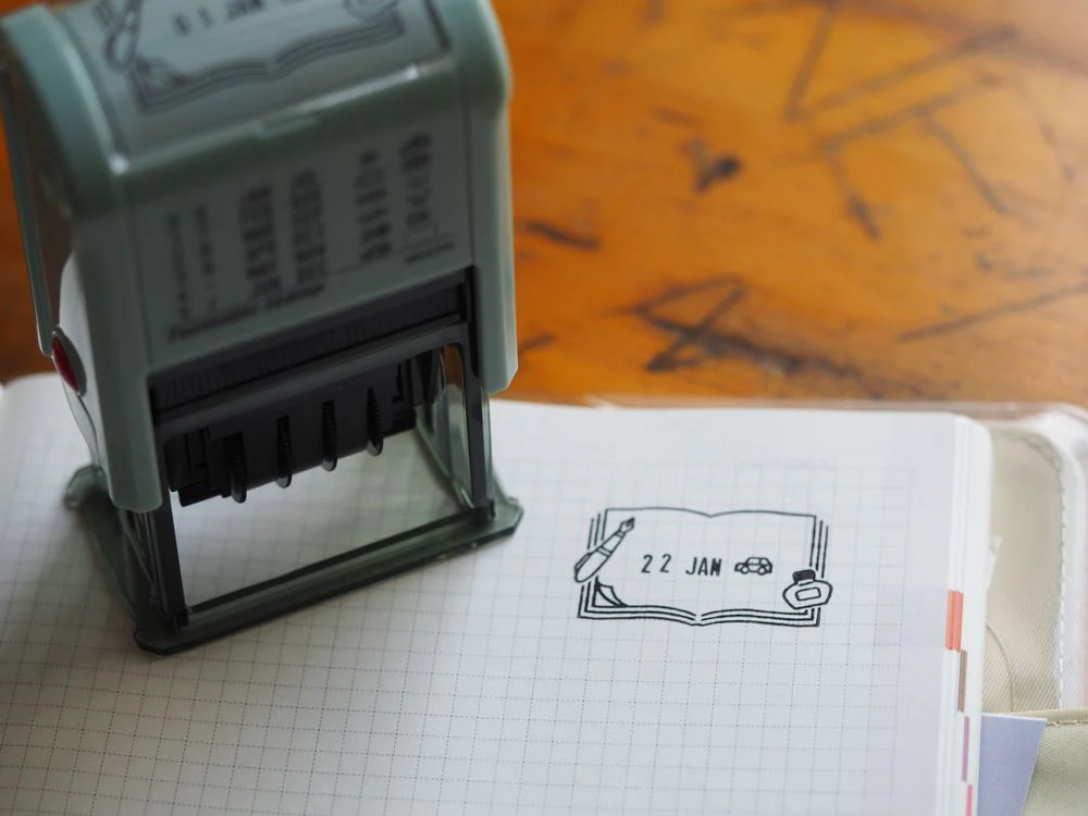 Midori Rotating Date Stamp - Stationery - Image 2
