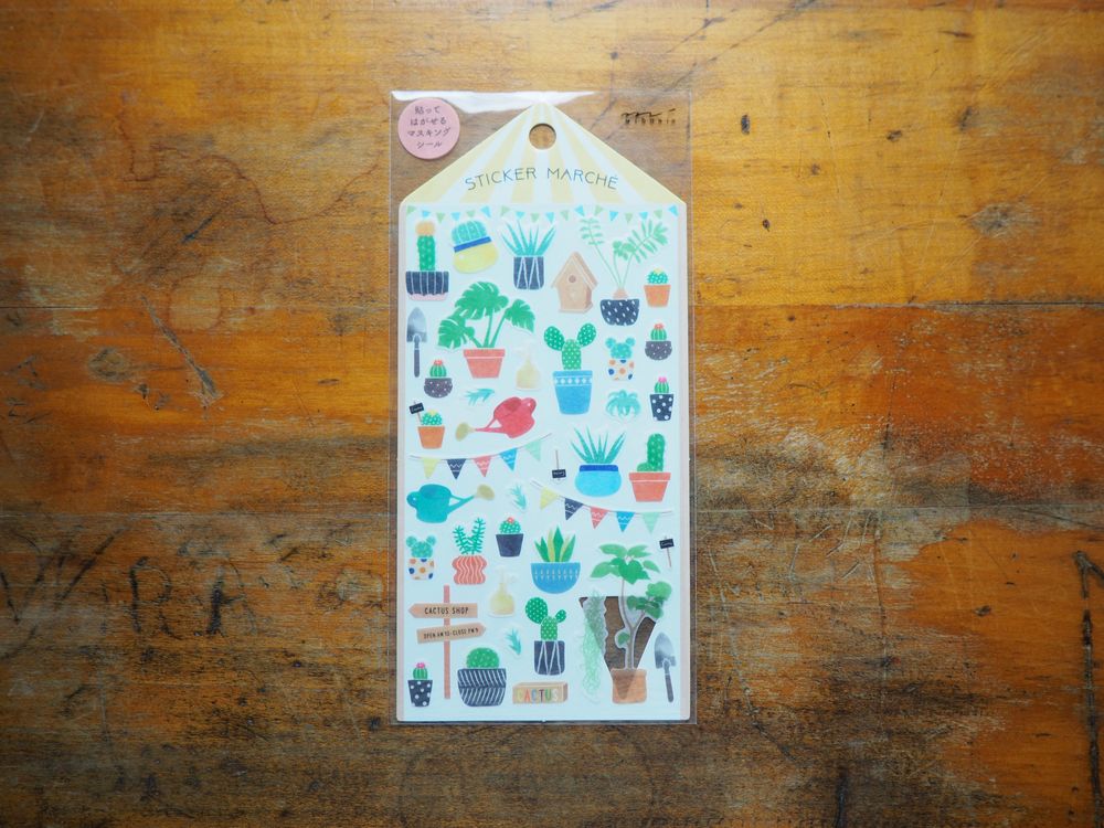 Midori Stickers - Marche Cactus (2377)