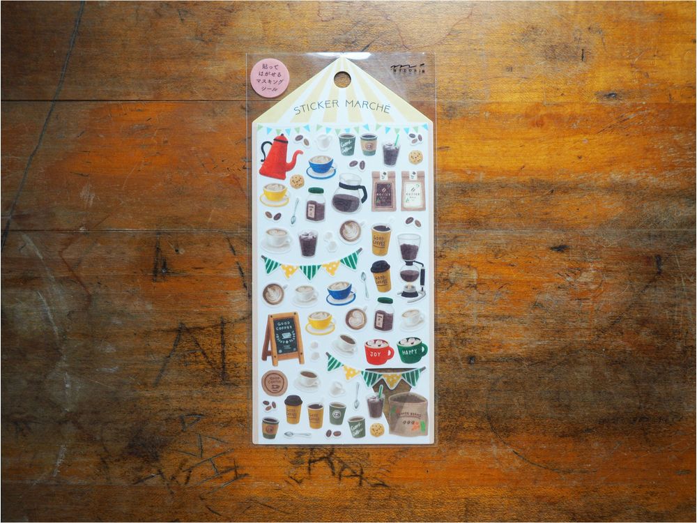 Midori Stickers - Marche Coffee (2374)
