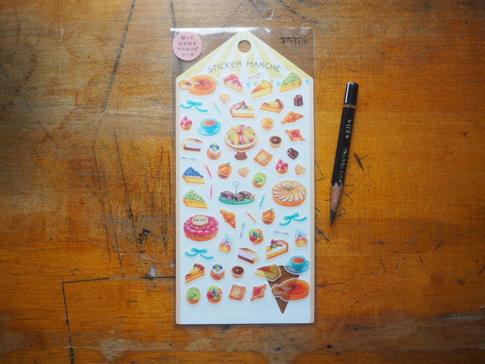 Midori Stickers - Marche Tart (2490)