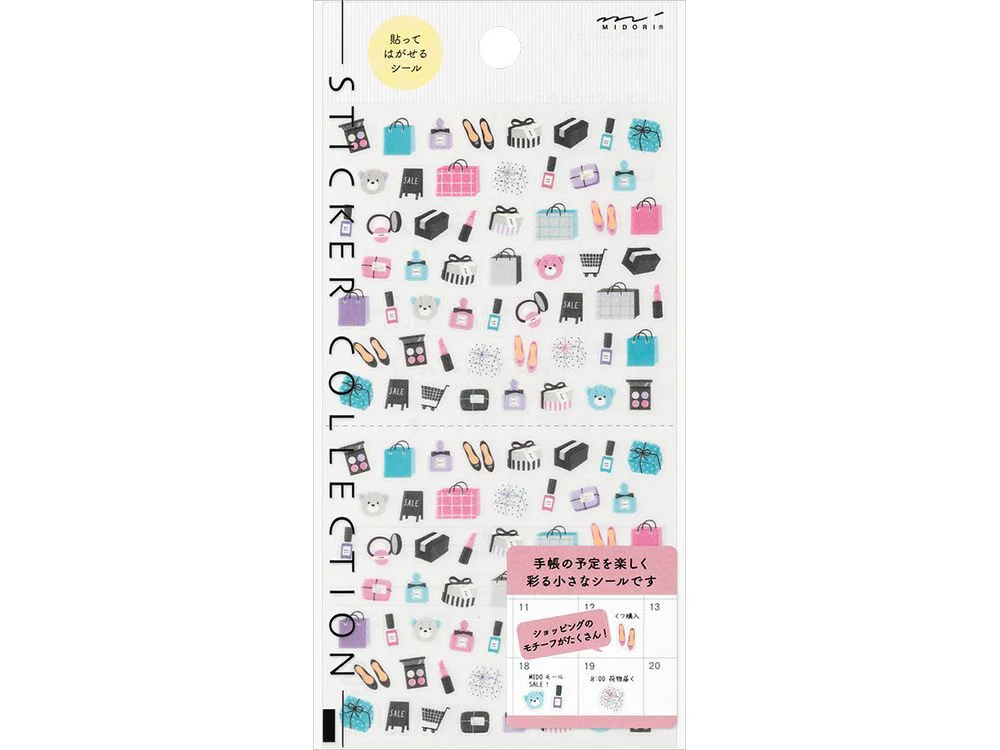 Midori - Sticker Sheet - Shopping (2684)