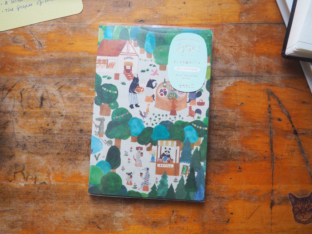 Midori - Yuru Log B6 Notebook - Forest Animal