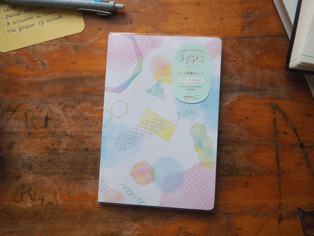 Midori - Yuru Log B6 Notebook - Watercolor
