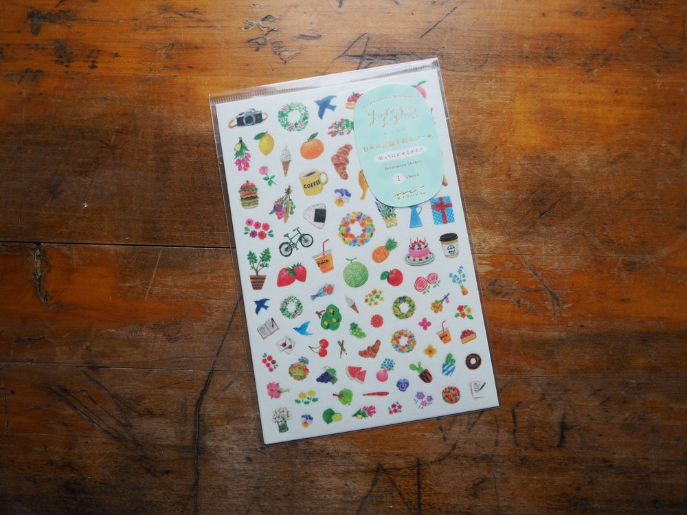 Midori - Yuru Log Sticker Sheet - Motif
