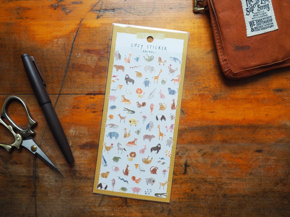 Mindwave - Sticker Sheet - Cozy Sticker - Animal (81413)