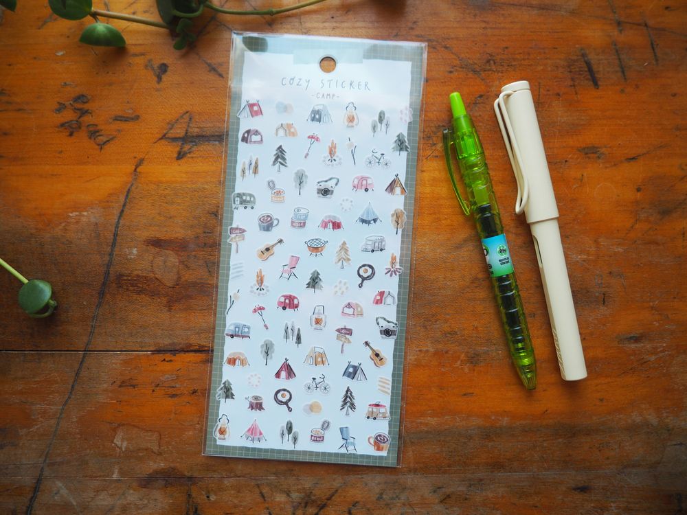 Mindwave - Sticker Sheet - Cozy Sticker - Camp (81415)