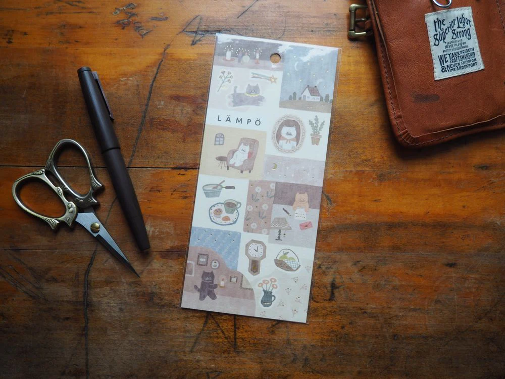 Mindwave - Sticker Sheet - Cat and Night (81646)