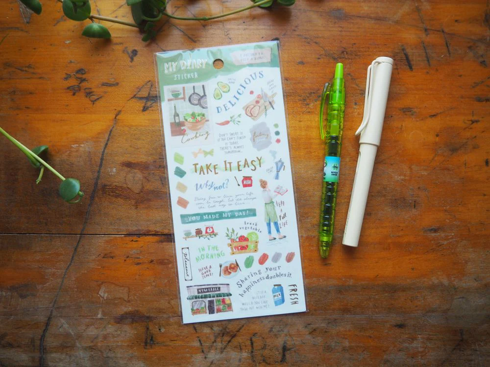 Mindwave - Sticker Sheet - My Diary Sticker - Cooking (81331)