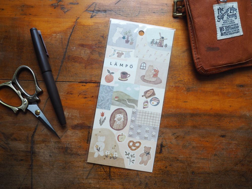 Mindwave - Sticker Sheet - Morning with a Bear (81642)
