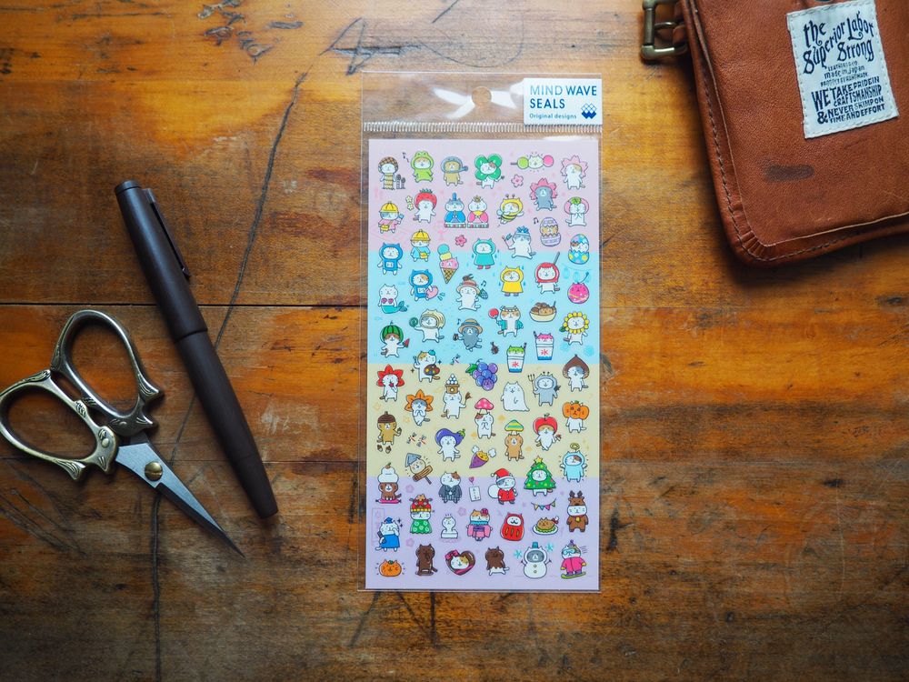 Mindwave - Sticker Sheet - Cat in Food (78338)