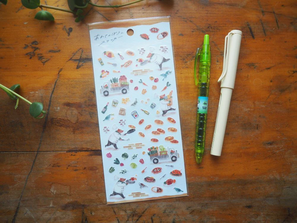 Mindwave - Sticker Sheet - Restaurant and Bear (81365)