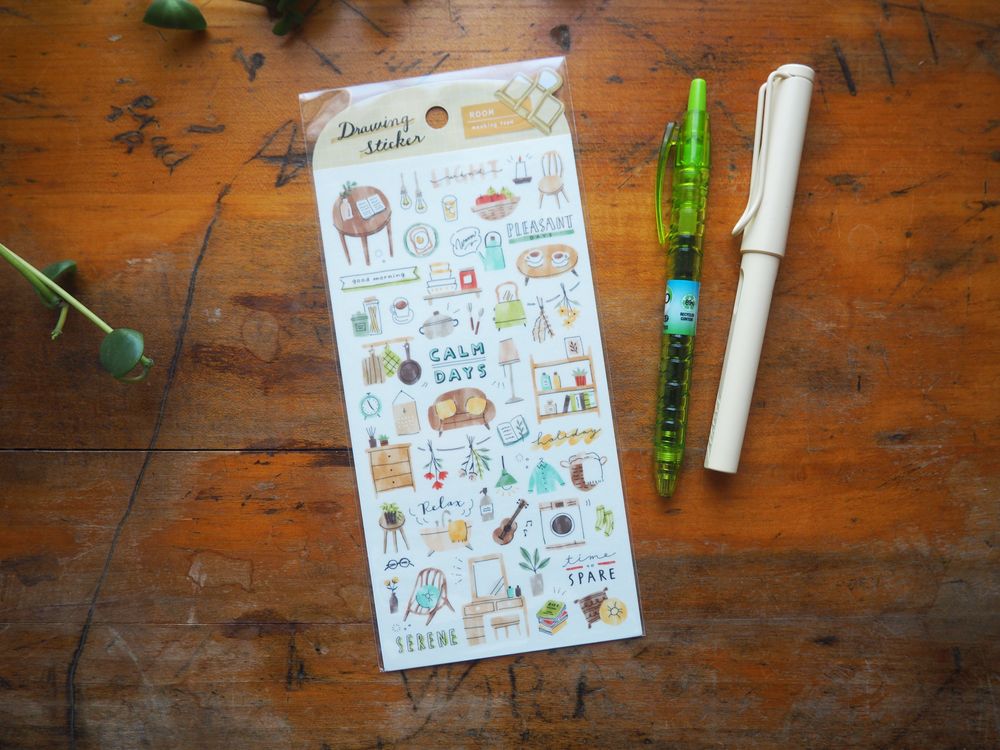 Mindwave - Sticker Sheet - Drawing Stickers - Room (81189)