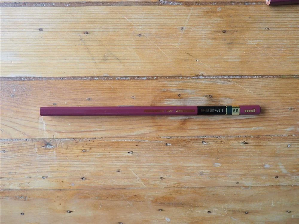 Uni Mitsubishi Kohitsu Shosha Angle Pencil - 6B - Image 3