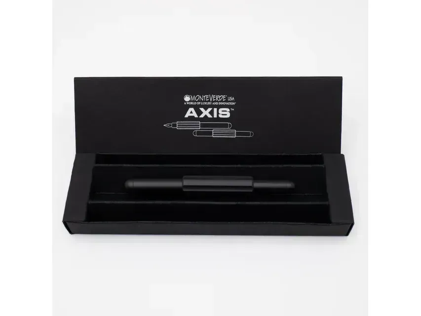 Monteverde Axis Fountain Pen - Matte Black - Image 2