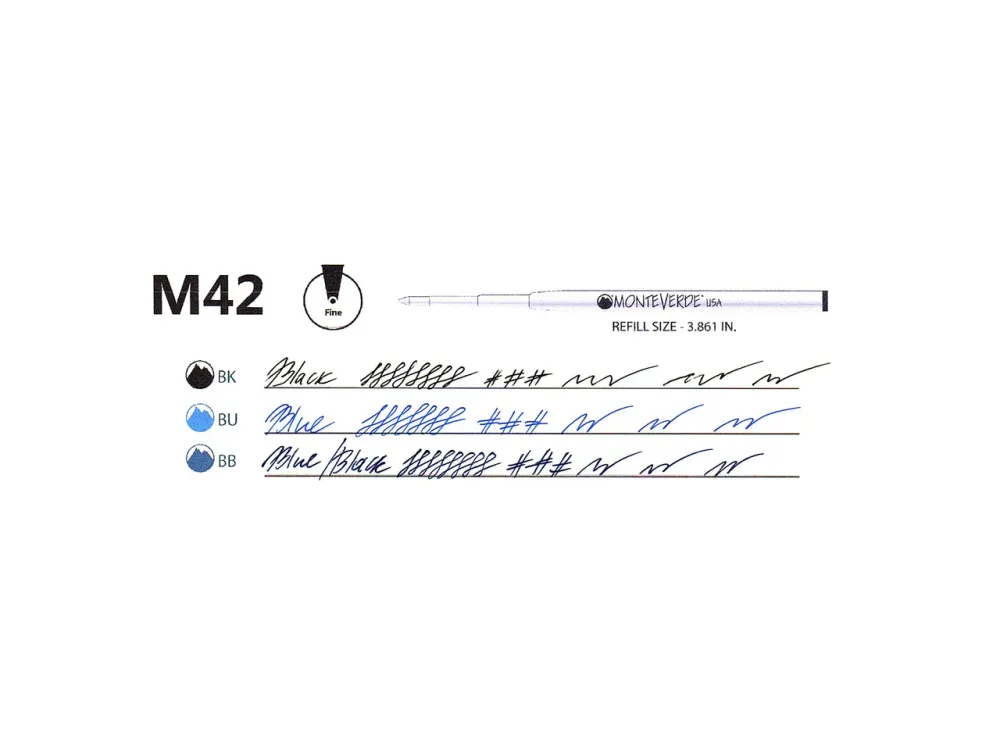 Monteverde Capless Gel Refill - M - Blue - Image 3