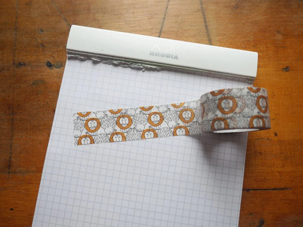 MT Washi Tape - Lisa Larson - Lion (MTLISA18)