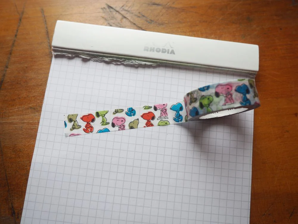 MT Washi Tape - Peanuts - Snoopy (MTPNUT02)