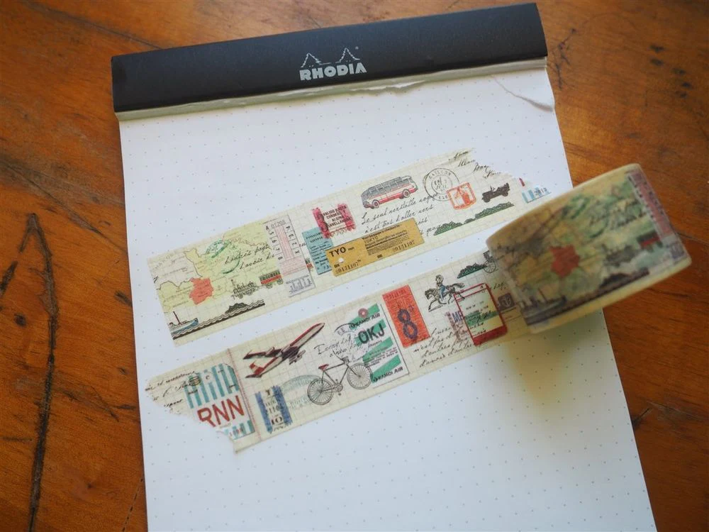 MT Washi Tape - Travel Collage (MTEX1P83R)