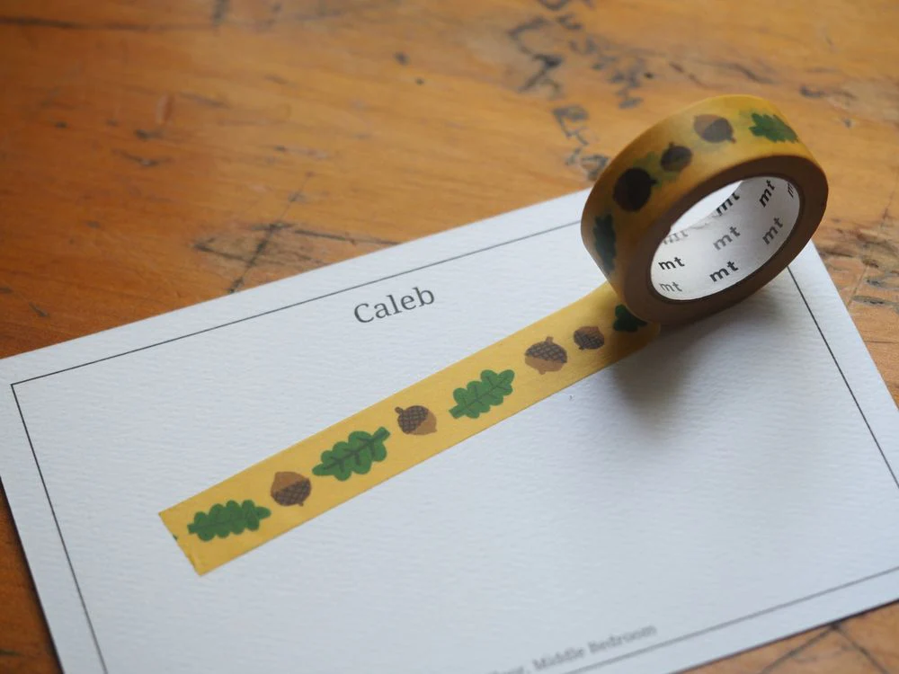 MT x Donna Wilson Washi Tape - Leaf and Acorn (MTDONA01)