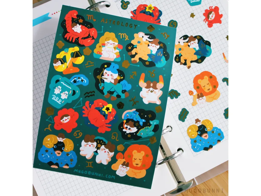 Mugobunni - Sticker Sheet - Astrology