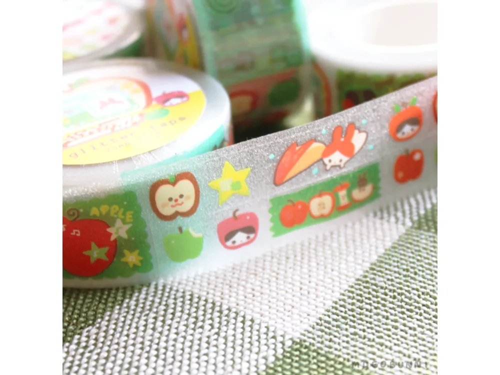 Mugobunni - Sticker Tape - Apple Glitter - Image 2