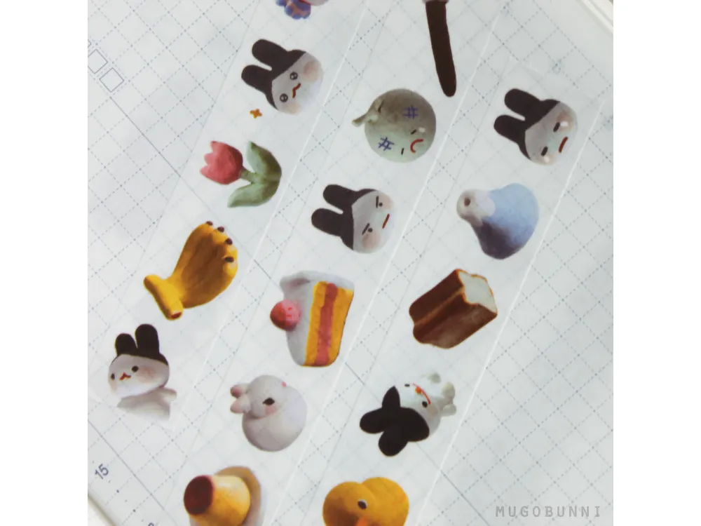 Mugobunni - Washi Tape - Clay Friends - Image 2