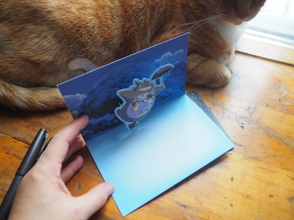 My Neighbor Totoro: 10 Pop-Up Notecards and Envelopes - Image 4