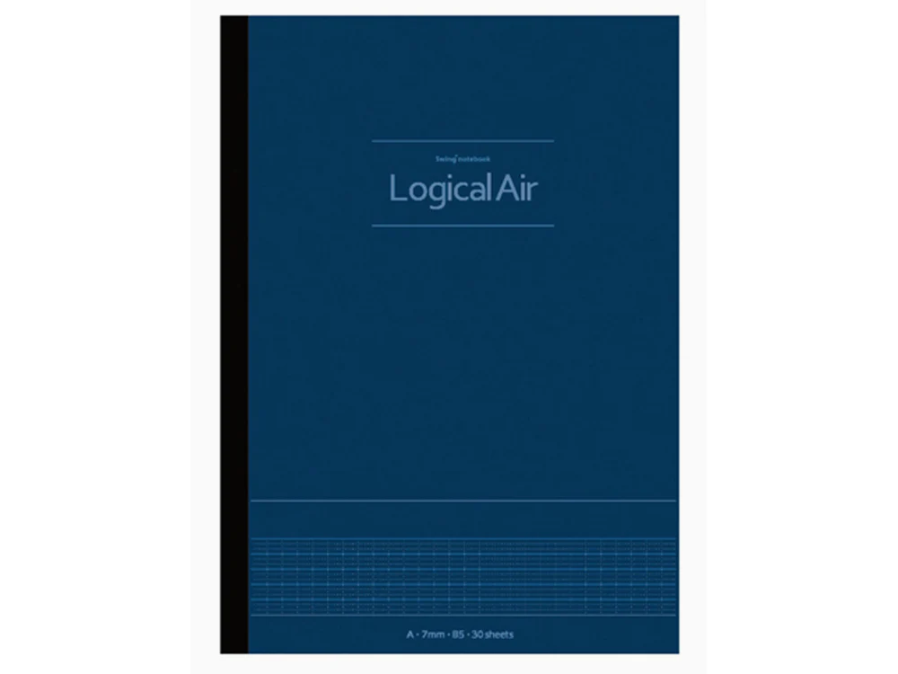Nakabayashi - Logical Air Super Light Notebook - B5 7mm (Dark Blue)