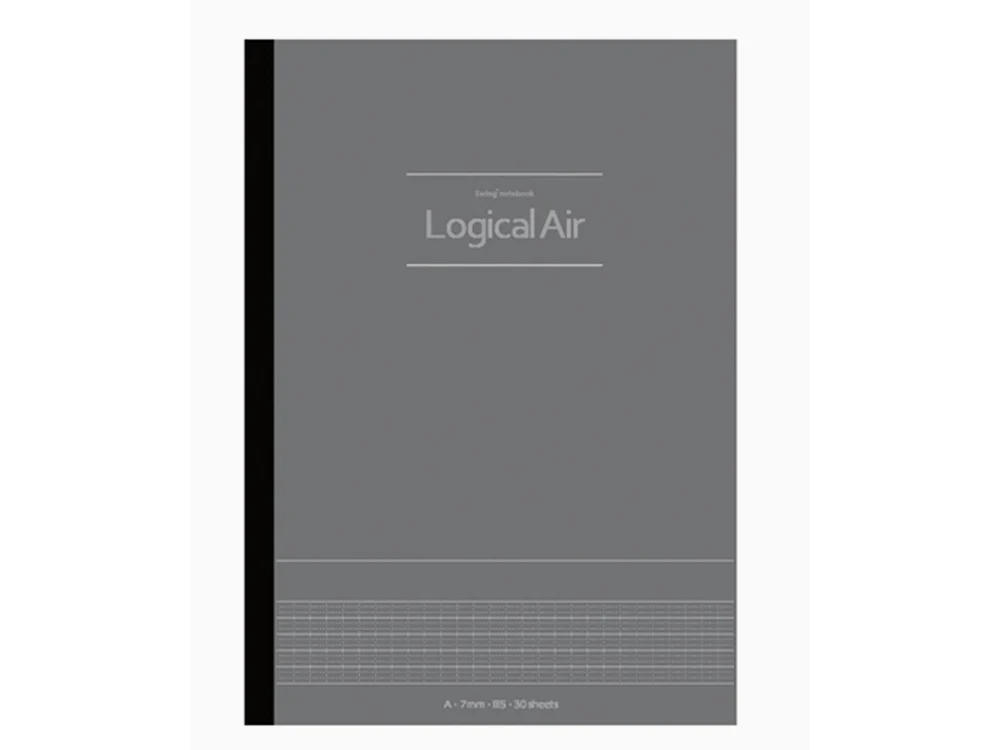 Nakabayashi - Logical Air Super Light Notebook - B5 7mm (Gray)