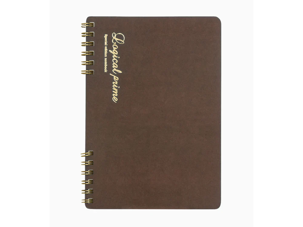 Nakabayashi - Logical Prime Ring Notebook - A5 - Brown (Dot)