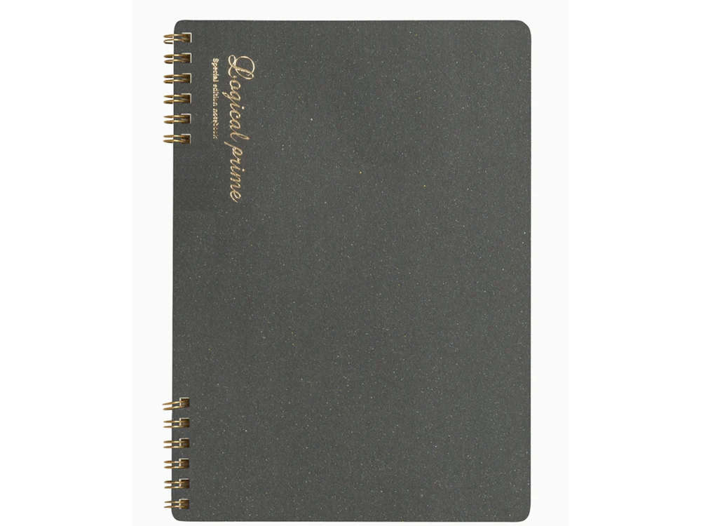 Nakabayashi - Logical Prime Ring Notebook - B5 - Grey (Grid)