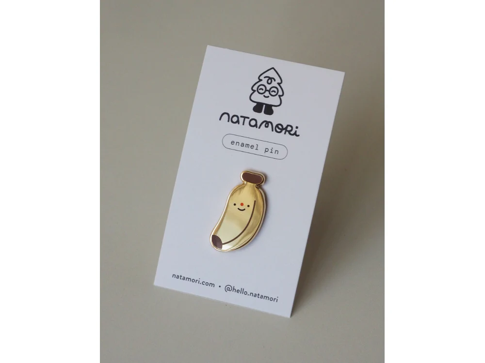 natamori - Enamel Pin - Banana