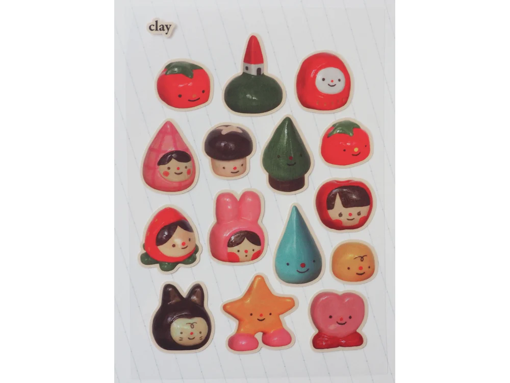 natamori - Sticker Sheet - Clay