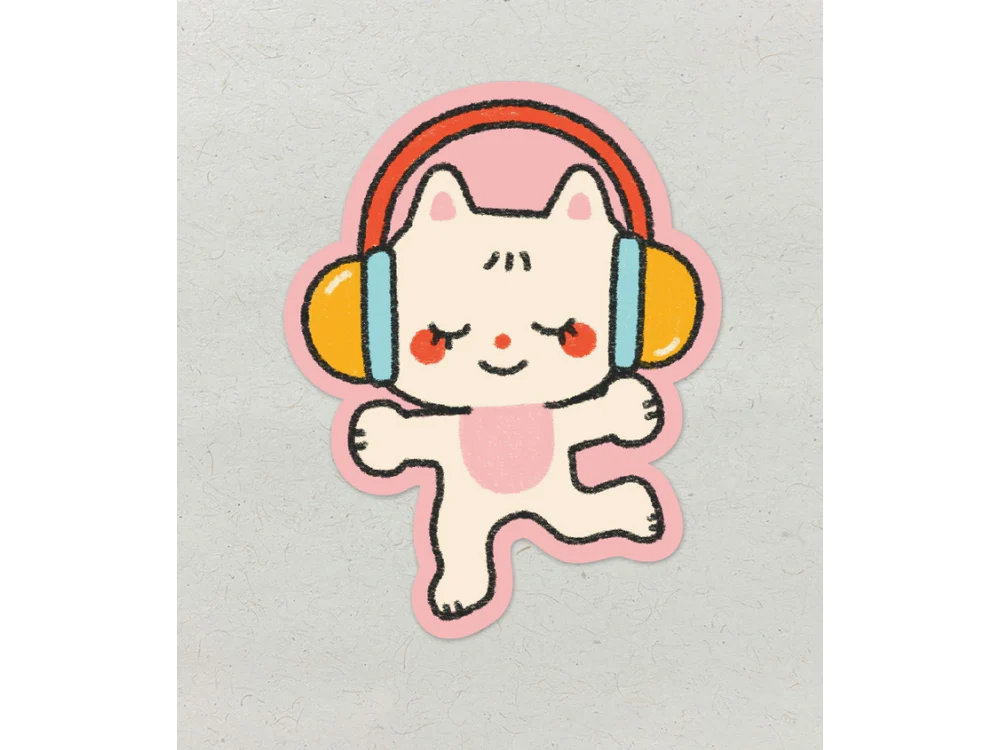 natamori - Vinyl Sticker - Dancing