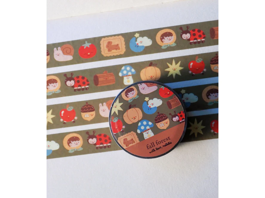 natamori - Washi Tape - Fall Forest