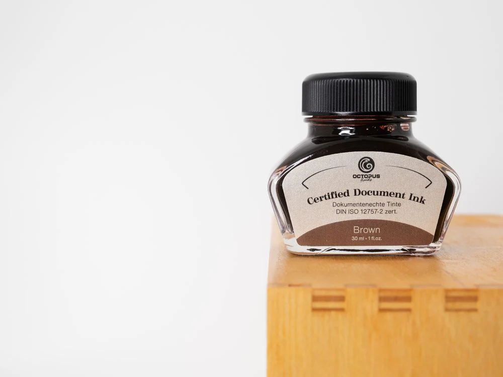 Octopus Document Ink (30mL) - Brown