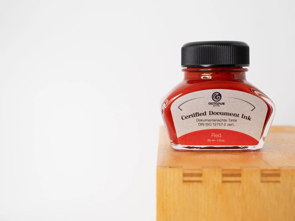 Octopus Document Ink (30mL) - Red