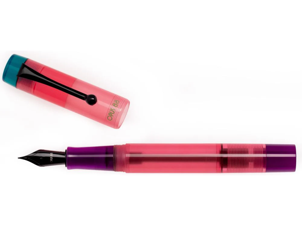 Opus 88 Koloro Fountain Pen - Pink Demo