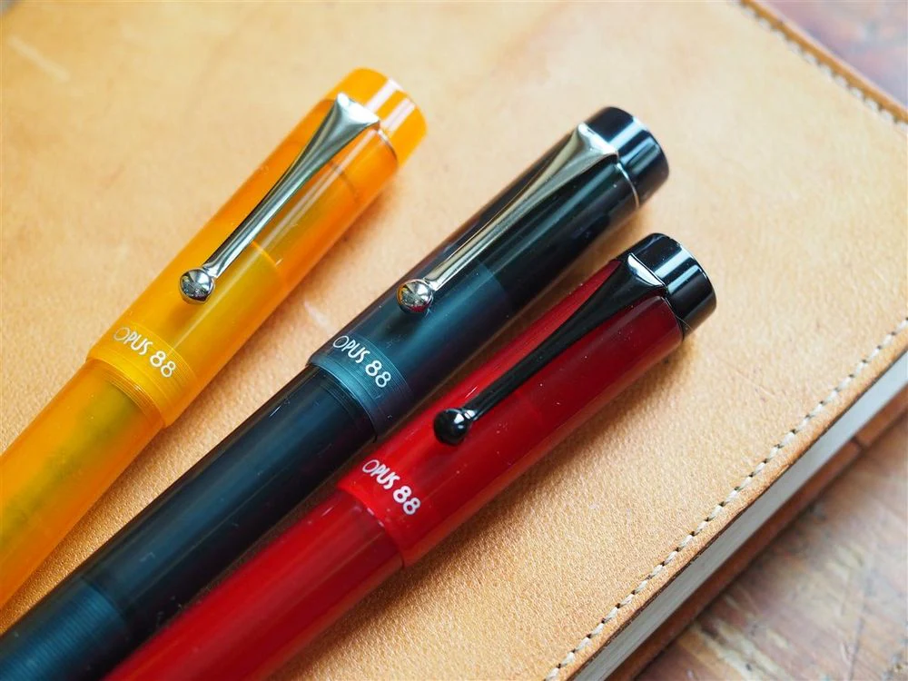 Opus 88 KOLORO Fountain Pen - Red Demonstrator - Image 5
