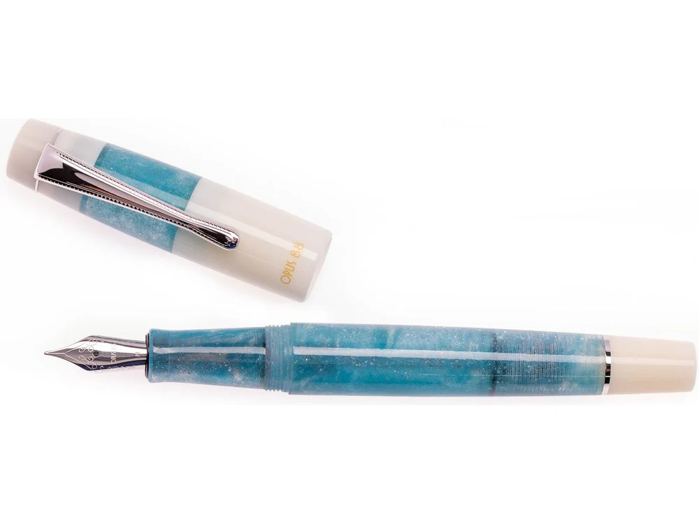 Opus 88 KOLORO Fountain Pen - White Blue