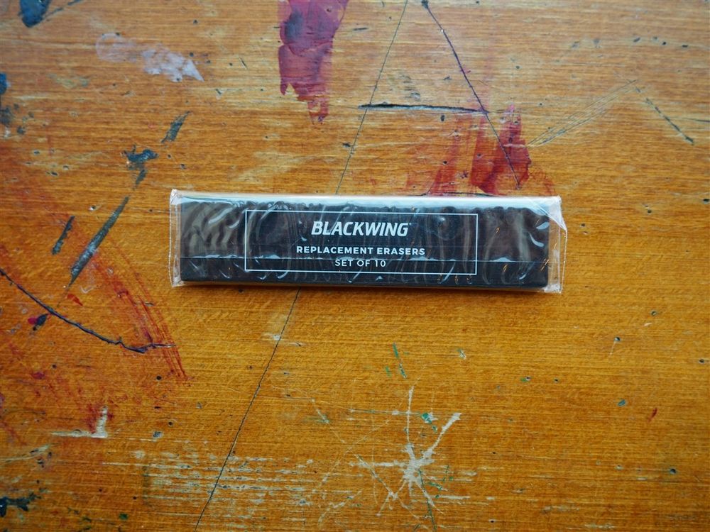 Blackwing - Replacement Erasers (Pack of 10) - Black