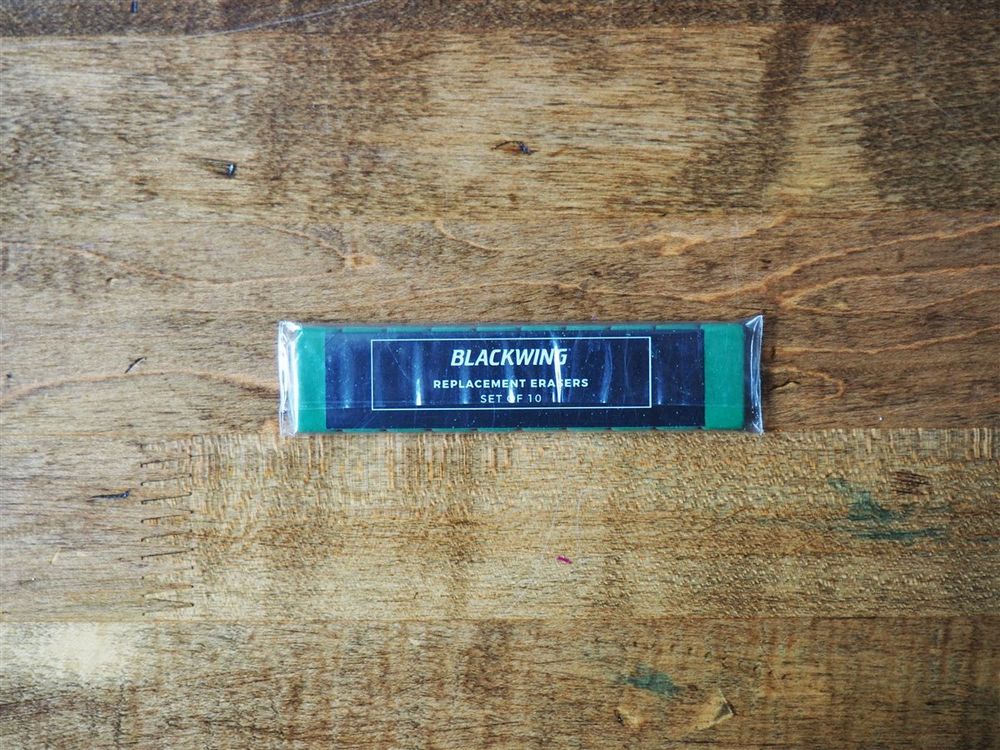 Blackwing - Replacement Erasers (Pack of 10) - Green