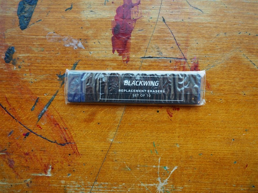 Blackwing - Replacement Erasers (Pack of 10) - Navy Blue